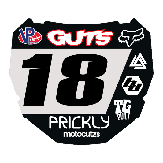 CUSTOM ODI NUMBER PLATE DECAL