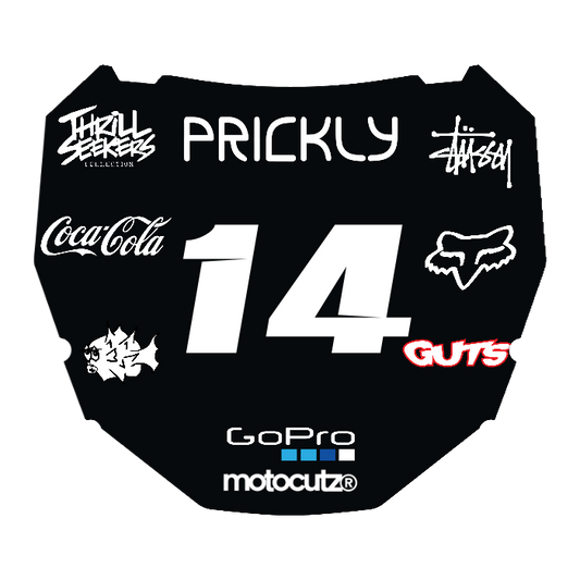 CUSTOM ODI NUMBER PLATE DECAL