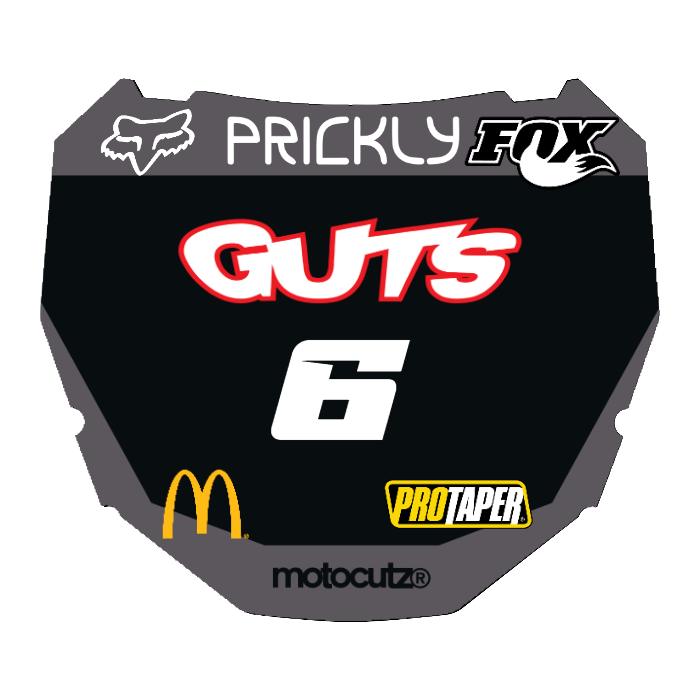 CUSTOM ODI NUMBER PLATE DECAL