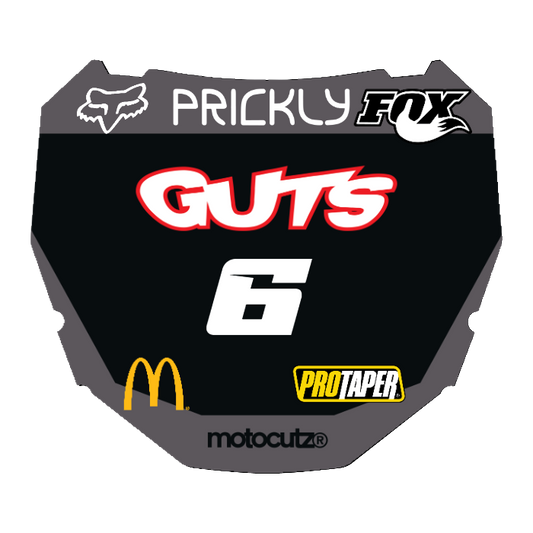 CUSTOM ODI NUMBER PLATE DECAL