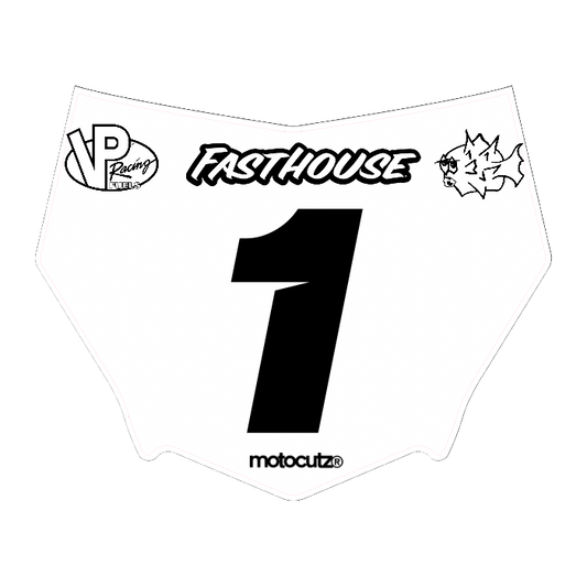 CUSTOM MOTOCUTZ FRONT PLATE DECAL
