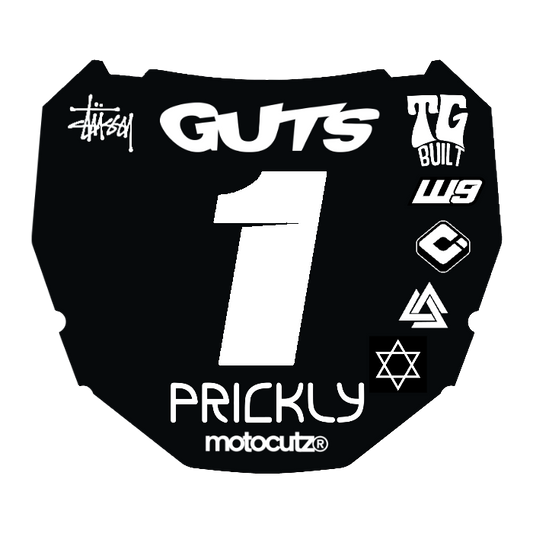 CUSTOM ODI NUMBER PLATE DECAL