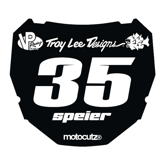 CUSTOM ODI NUMBER PLATE DECAL