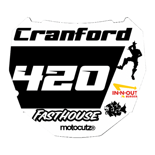 CUSTOM ODI NUMBER PLATE DECAL