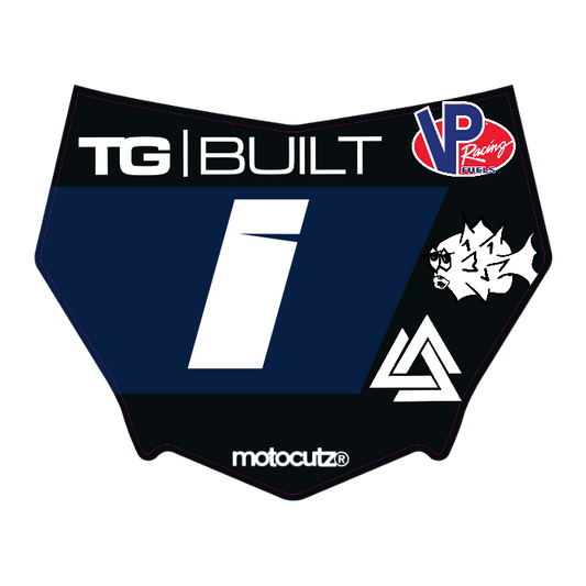 CUSTOM MOTOCUTZ FRONT PLATE DECAL