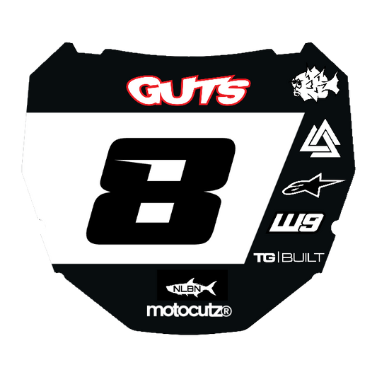 CUSTOM ODI NUMBER PLATE DECAL