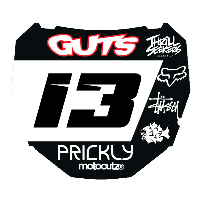 CUSTOM ODI NUMBER PLATE DECAL