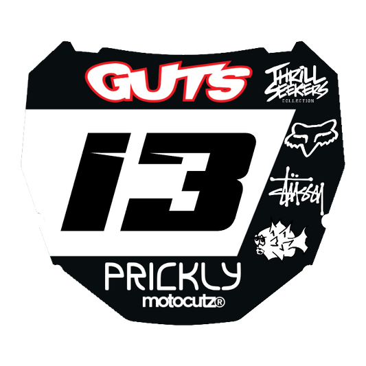 CUSTOM ODI NUMBER PLATE DECAL