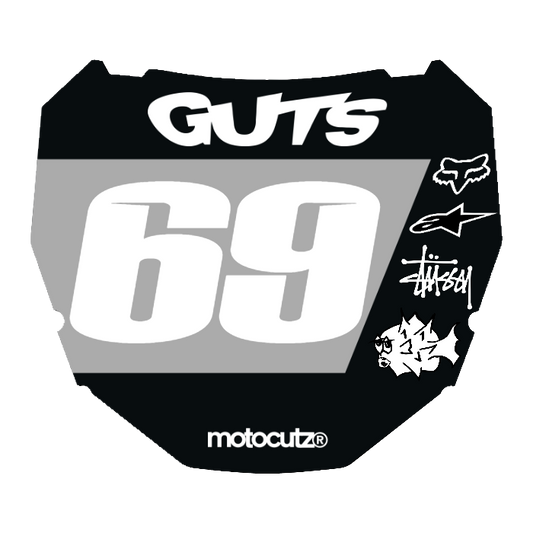 CUSTOM ODI NUMBER PLATE DECAL