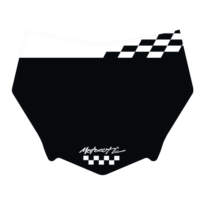 CUSTOM MOTOCUTZ FRONT PLATE DECAL