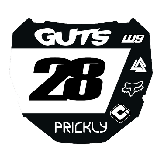CUSTOM ODI NUMBER PLATE DECAL