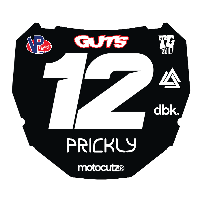 CUSTOM ODI NUMBER PLATE DECAL