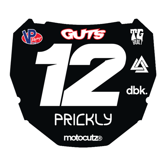CUSTOM ODI NUMBER PLATE DECAL