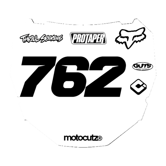 CUSTOM ODI NUMBER PLATE DECAL