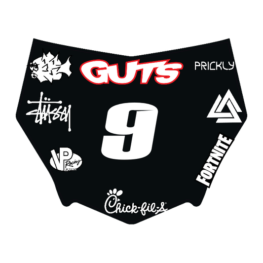 CUSTOM MOTOCUTZ FRONT PLATE DECAL