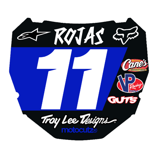 CUSTOM ODI NUMBER PLATE DECAL