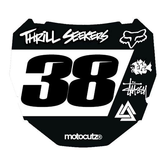 CUSTOM ODI NUMBER PLATE DECAL