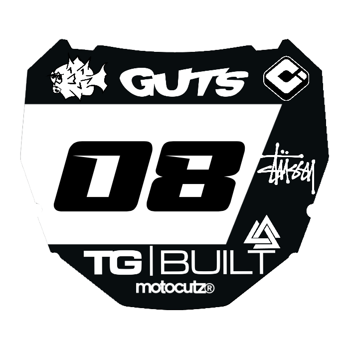 CUSTOM ODI NUMBER PLATE DECAL