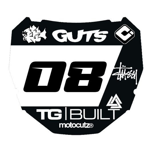 CUSTOM ODI NUMBER PLATE DECAL