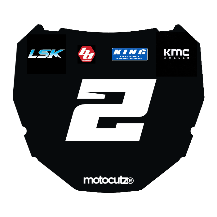 CUSTOM ODI NUMBER PLATE DECAL
