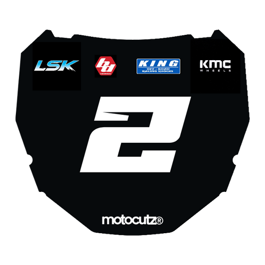 CUSTOM ODI NUMBER PLATE DECAL