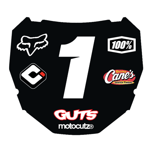 CUSTOM ODI NUMBER PLATE DECAL