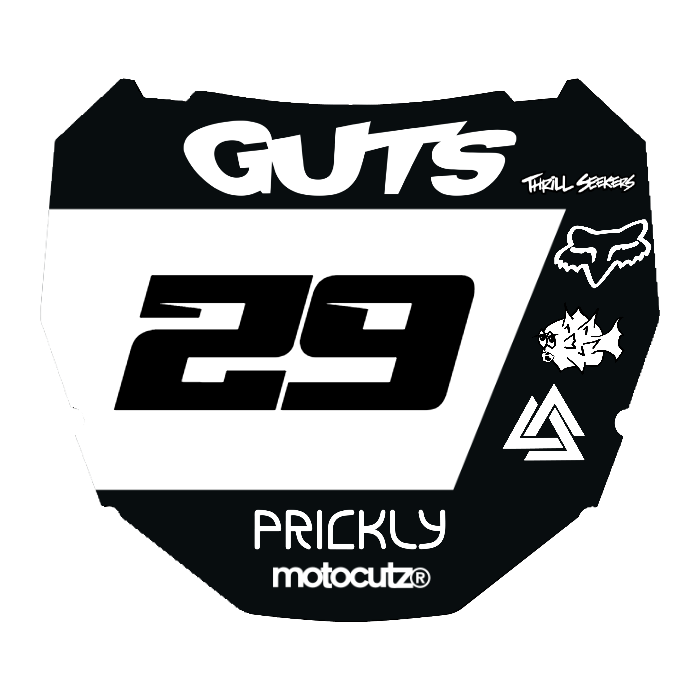 CUSTOM ODI NUMBER PLATE DECAL