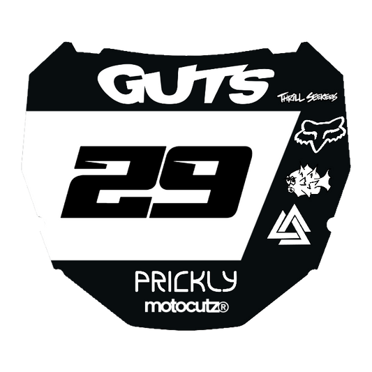 CUSTOM ODI NUMBER PLATE DECAL