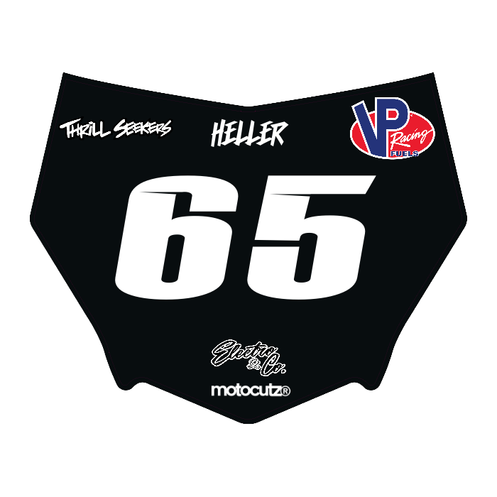 CUSTOM MOTOCUTZ FRONT PLATE DECAL