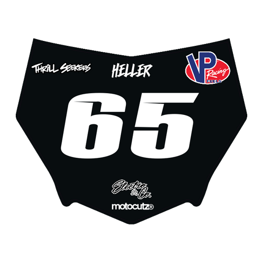 CUSTOM MOTOCUTZ FRONT PLATE DECAL