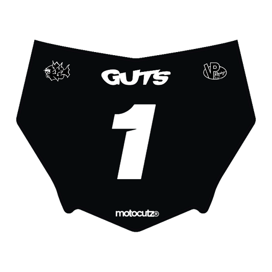 CUSTOM MOTOCUTZ FRONT PLATE DECAL