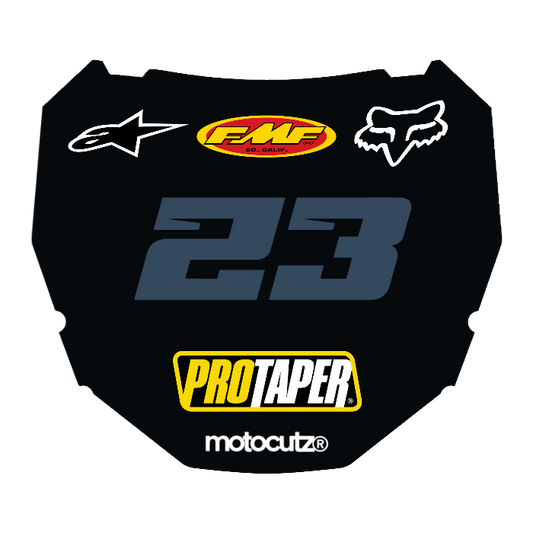 CUSTOM ODI NUMBER PLATE DECAL