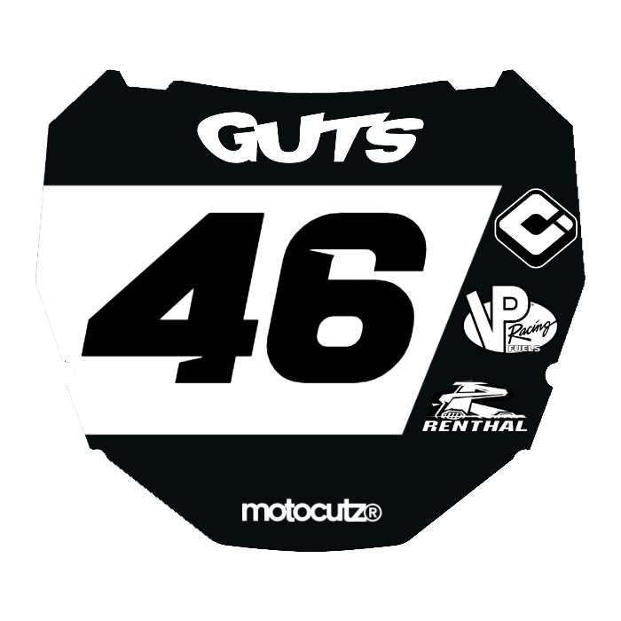 CUSTOM ODI NUMBER PLATE DECAL
