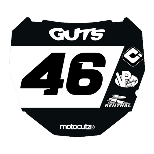 CUSTOM ODI NUMBER PLATE DECAL