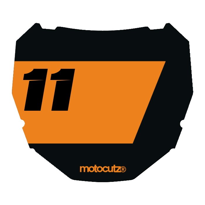 CUSTOM ODI NUMBER PLATE DECAL