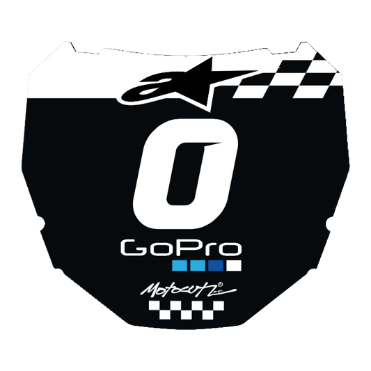 CUSTOM ODI NUMBER PLATE DECAL