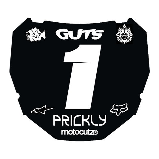 CUSTOM ODI NUMBER PLATE DECAL