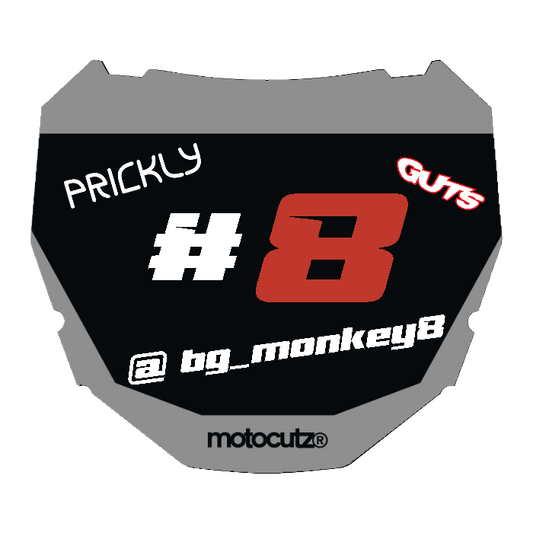 CUSTOM ODI NUMBER PLATE DECAL
