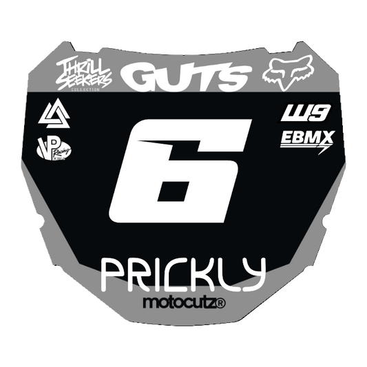 CUSTOM ODI NUMBER PLATE DECAL