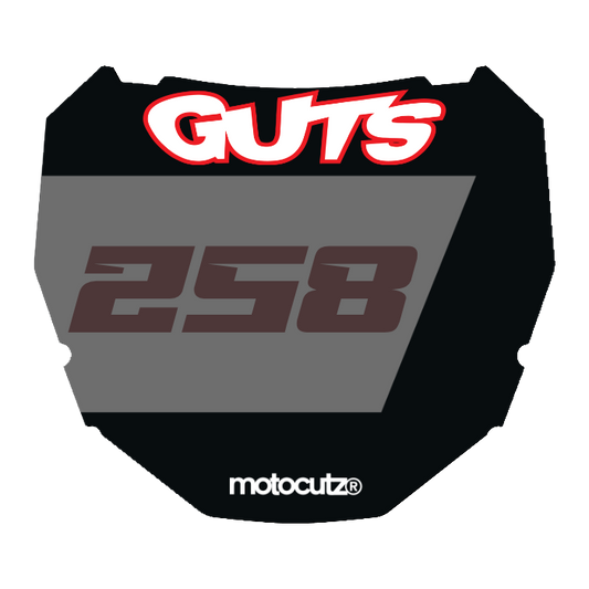 CUSTOM ODI NUMBER PLATE DECAL