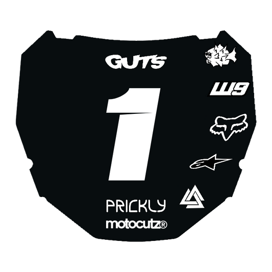 CUSTOM ODI NUMBER PLATE DECAL