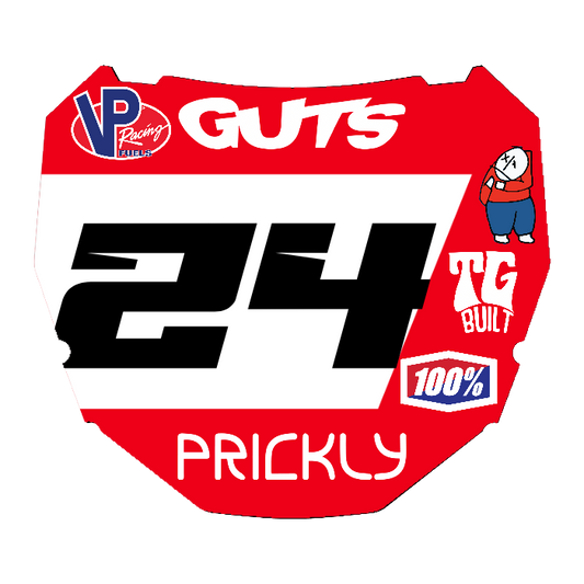 CUSTOM ODI NUMBER PLATE DECAL