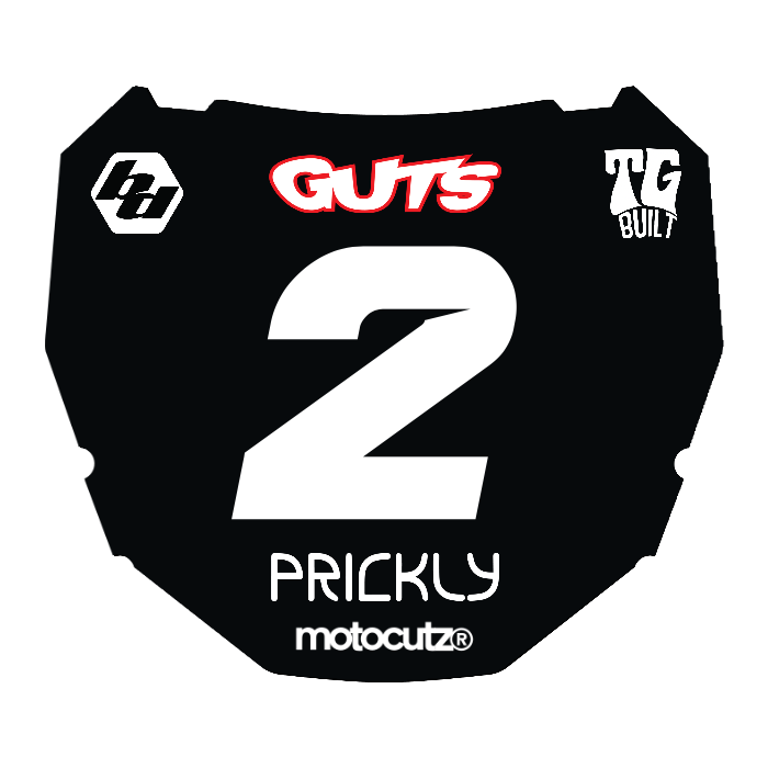 CUSTOM ODI NUMBER PLATE DECAL