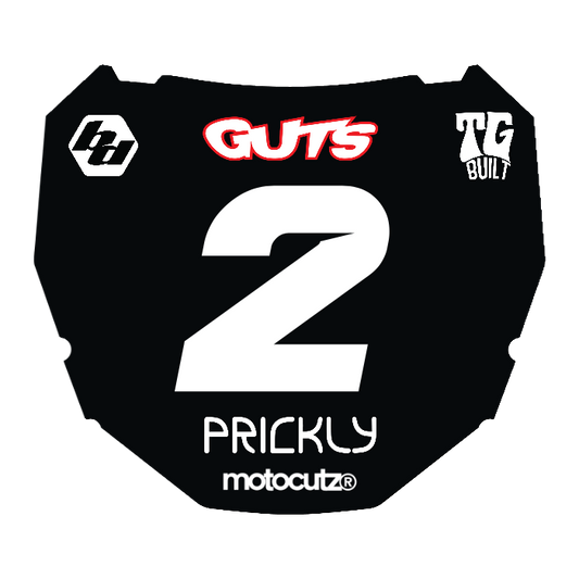 CUSTOM ODI NUMBER PLATE DECAL