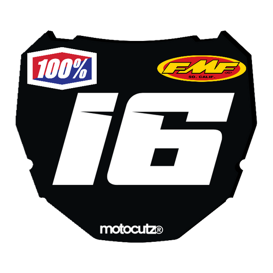 CUSTOM ODI NUMBER PLATE DECAL