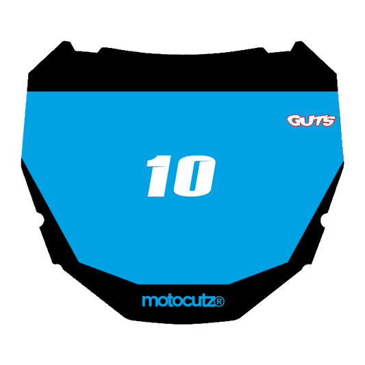 CUSTOM ODI NUMBER PLATE DECAL