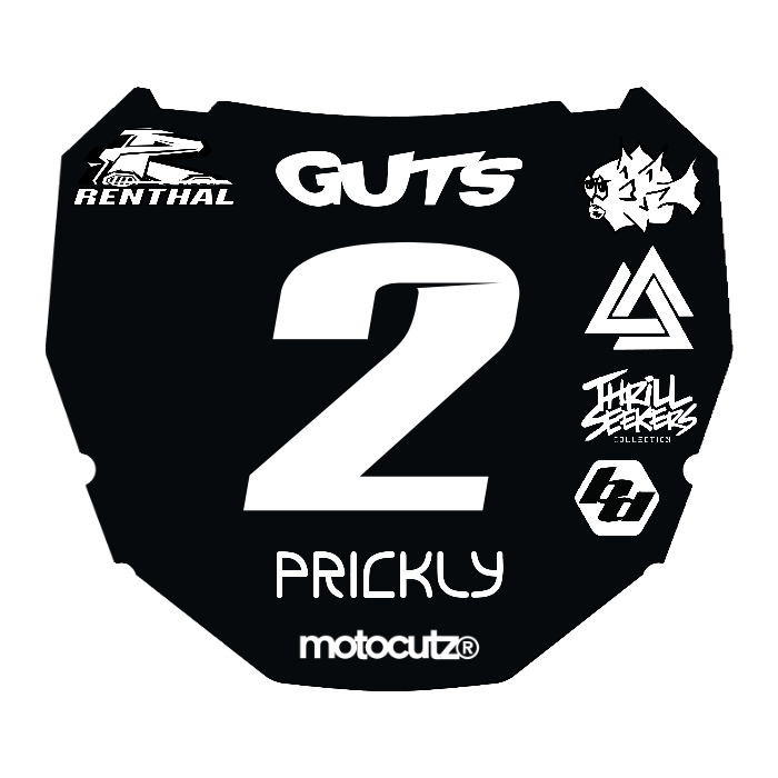 CUSTOM ODI NUMBER PLATE DECAL