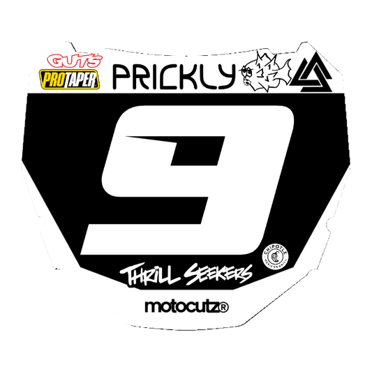 CUSTOM ODI NUMBER PLATE DECAL