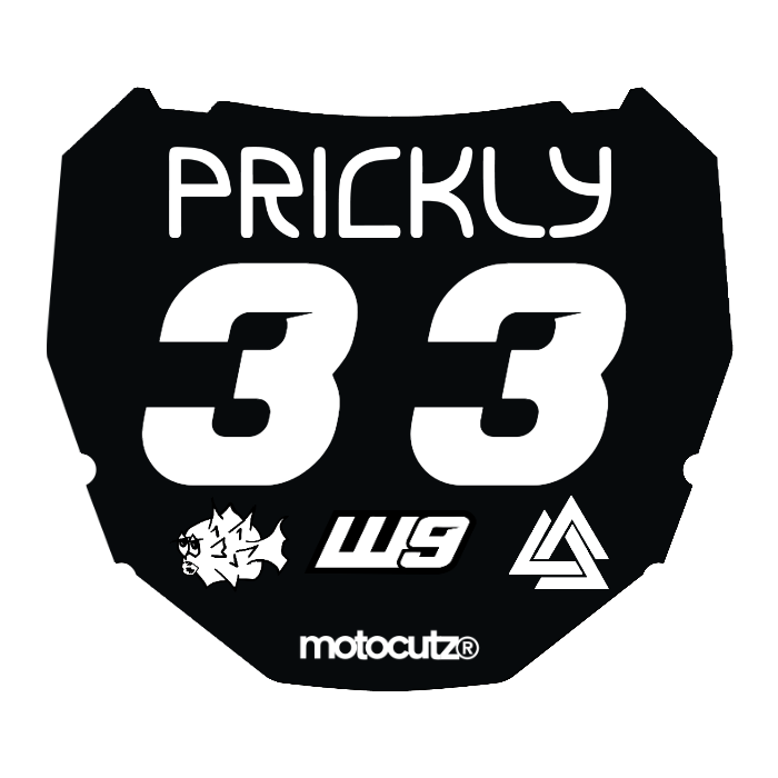 CUSTOM ODI NUMBER PLATE DECAL