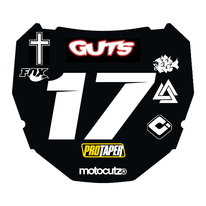 CUSTOM ODI NUMBER PLATE DECAL